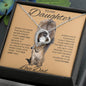 To My Daughter Love Dad - Forever Love Necklace