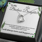 To My Badass Daughter - Forever Love Necklace
