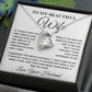 To My Beautiful Wife - Forever Love Necklace