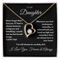 To My Daughter - Forever Love Necklace