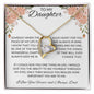 To My Daughter Love Dad - Forever Love Necklace