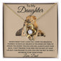 To My Daughter Love Dad - Forever Love Necklace