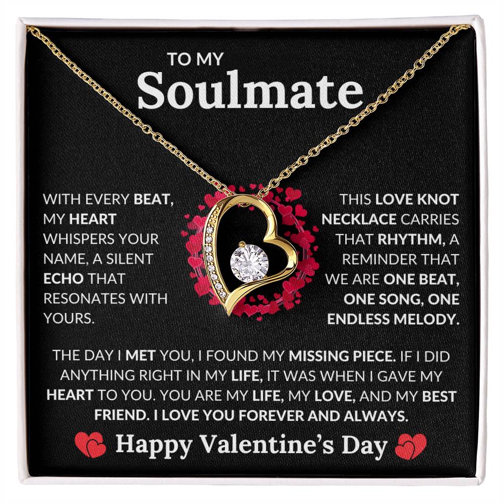 To My Soulmate - Forever Love Necklace