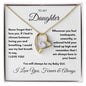 To My Daughter - Forever Love Necklace