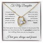 To My Daughter - Forever Love Necklace