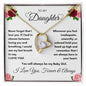 To My Daughter - Forever Love Necklace