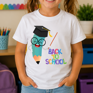 Back To School Youth 100% Cotton T-Shirt