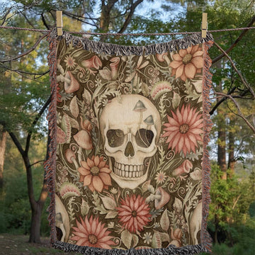 The Garden of the Dead Woven Blanket