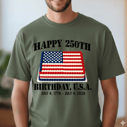 Happy 250th Birthday USA Shirt