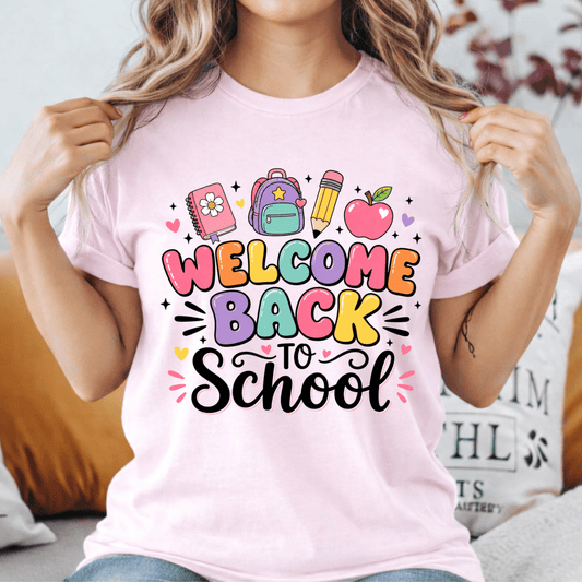 Colorful Retro Welcome Back to School
