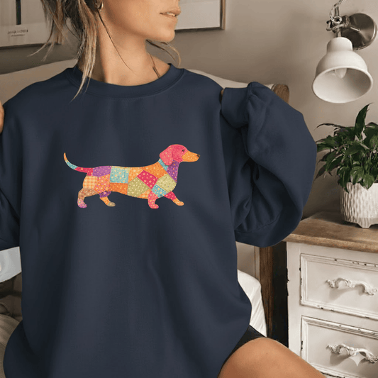 Purrfectly Faux Patched Dachshund