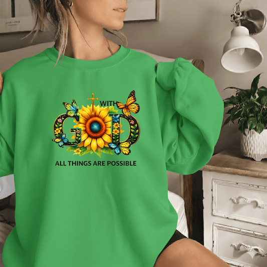 With God Anything Is Possible Shirt