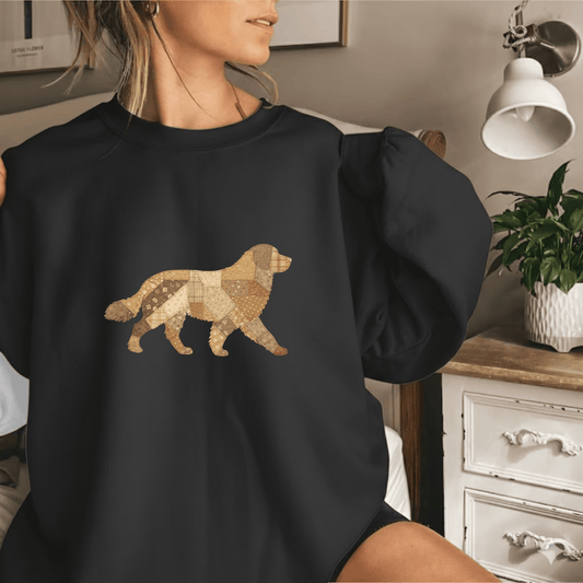 Purrfectly Faux Patched Walking Dog