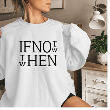 IF NOT NOW THEN....