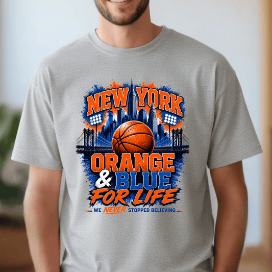 New York Orange & Blue For Life