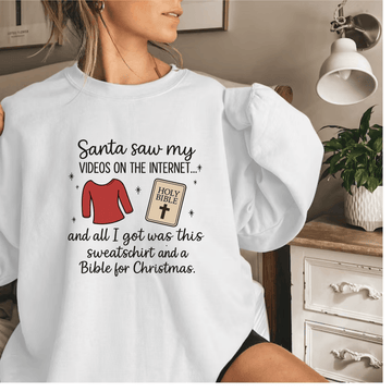 Funny Holiday Sweatshirt for Christmas