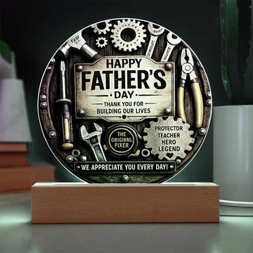 Dad: The Original Fixer LED Acrylic Plaque