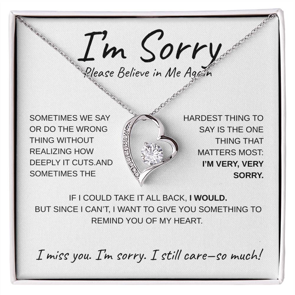 Please Forgive Me – Forever Love Apology Necklace for Her
