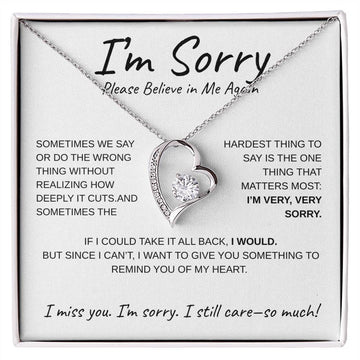 Please Forgive Me – Forever Love Apology Necklace for Her