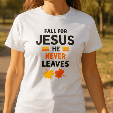 Fall-Themed Christian Unisex Cotton Tee