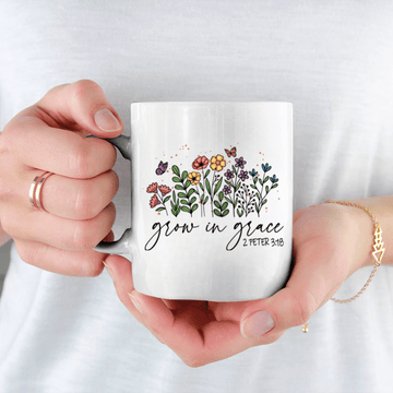 Grow in Grace 15 oz Mug