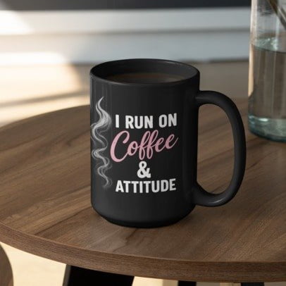 I Run On coffee & Attitude