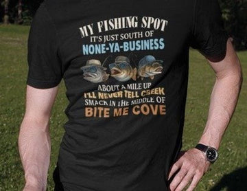 Bite Me Cove – Secret Fishing Spot Tee