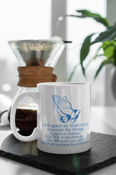 God grant me SERENITY White Mug