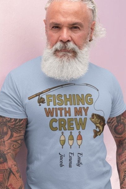 Custom Fishing Crew Shirt