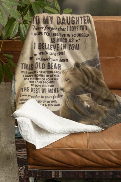 The Old Bear’s Love - Blanket for Daughter from Dad