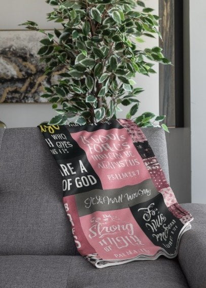 Spiritual Comfort Quilt – Power in the Word Blanket