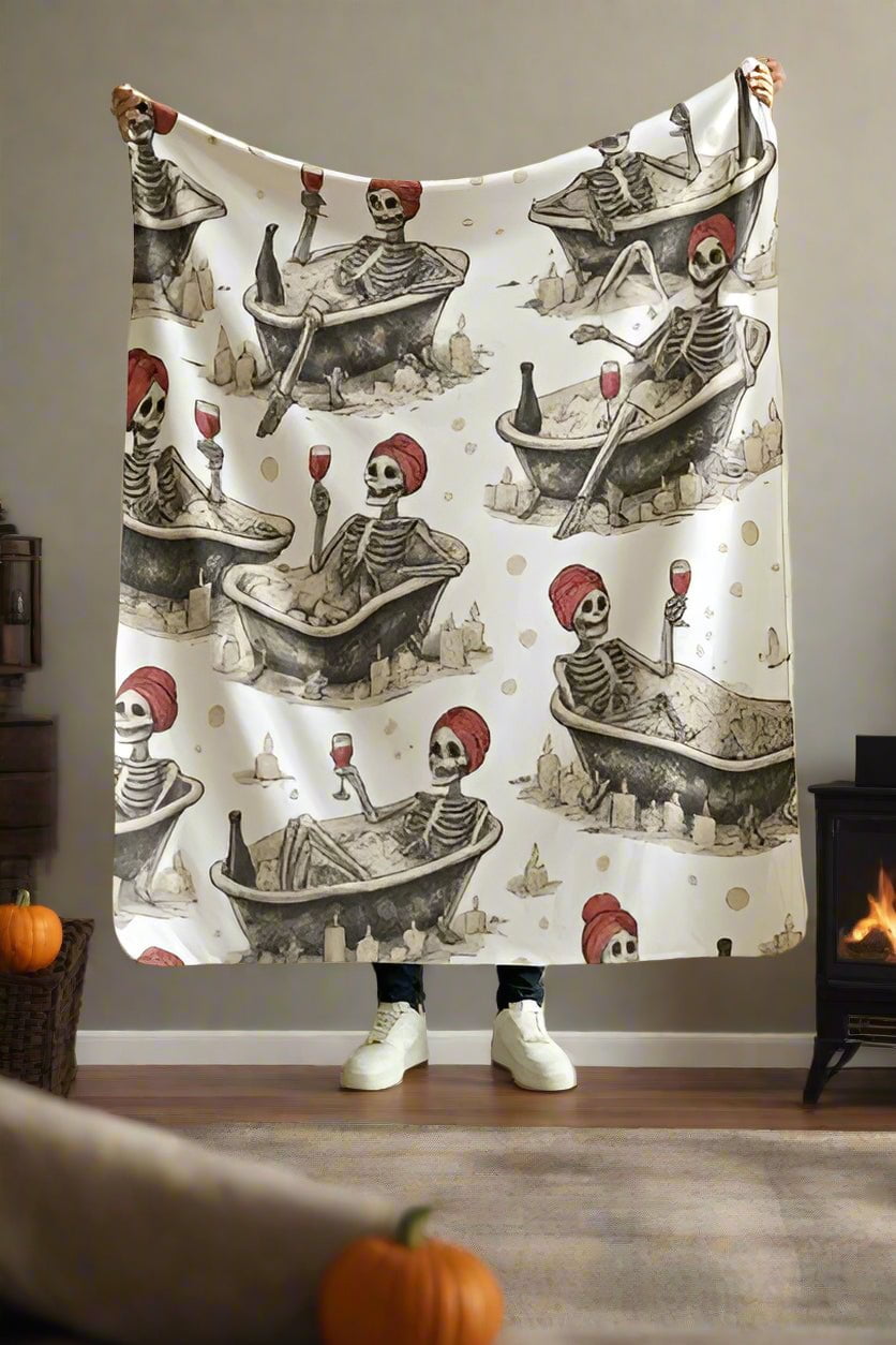 Soak & Bones: The Haunted Spa Blanket