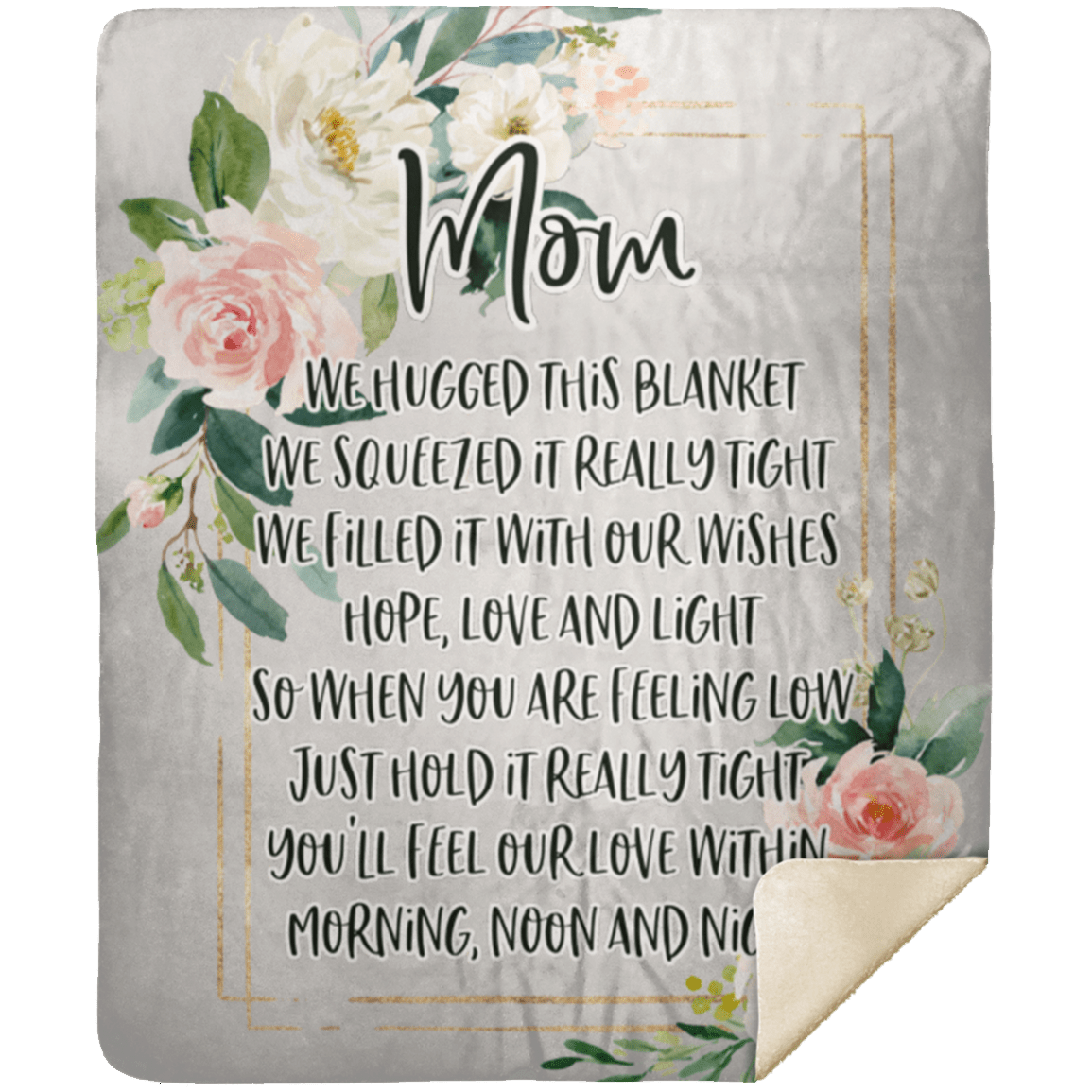 Mom sherpa Blanket