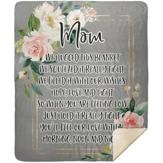 Mom sherpa Blanket