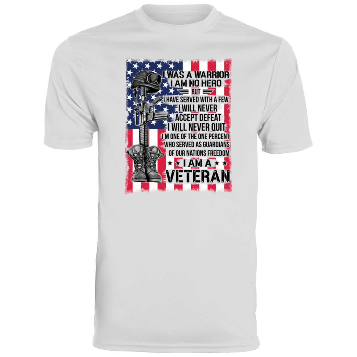 I'm No Hero Men's Moisture-Wicking Tee