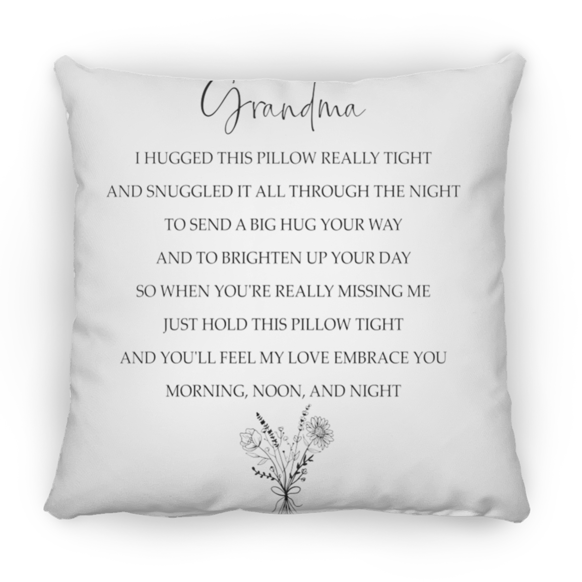 Grandma Medium Square Pillow