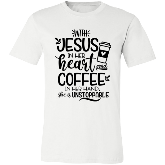 With Jesus In Her Heart Short-Sleeve T-Shirt