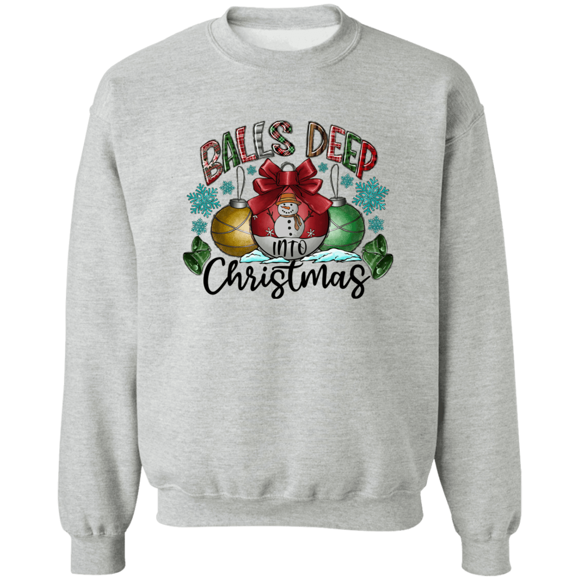 Balls Deep Crewneck Pullover Sweatshirt