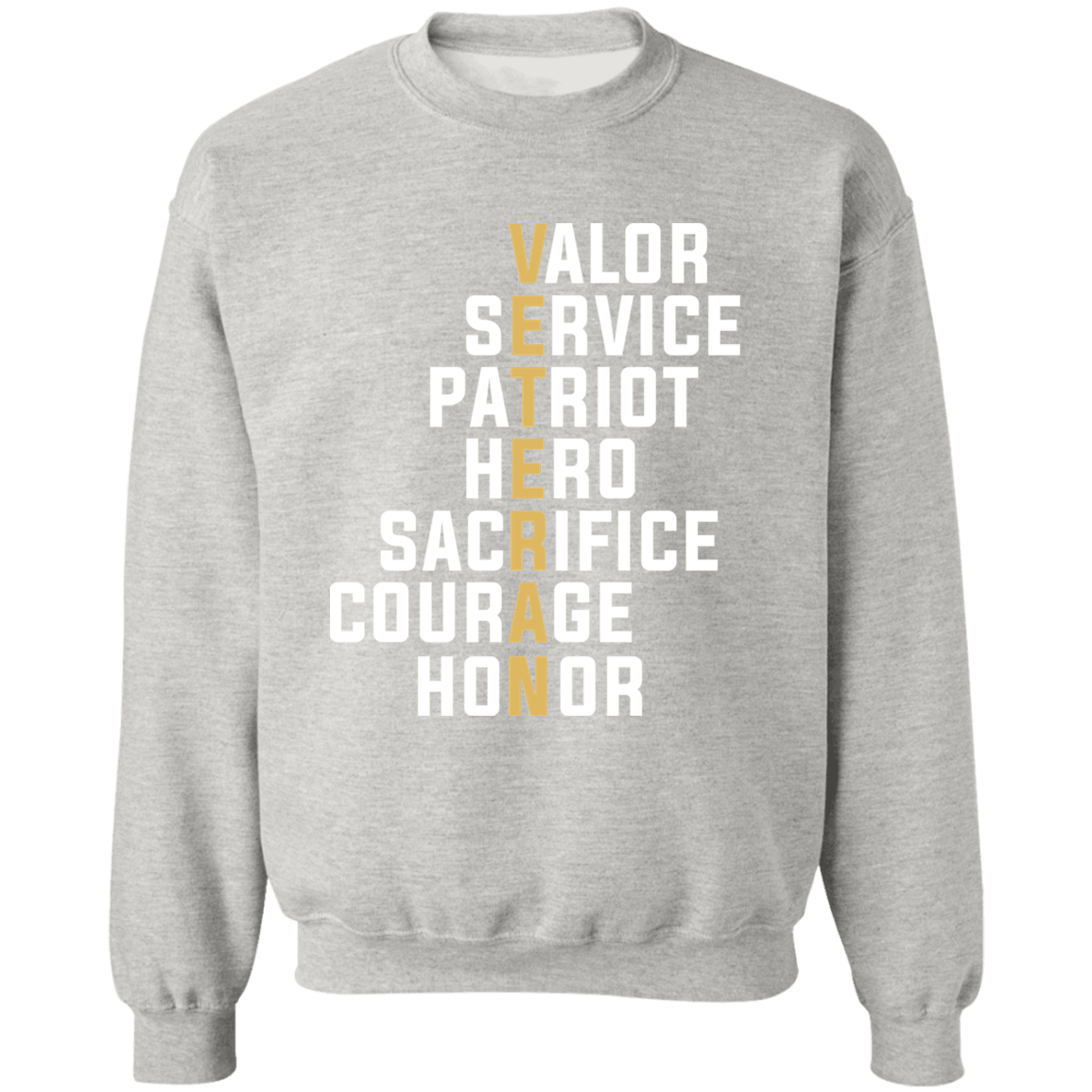 Veteran Men's Crew Neck Sweatshirt