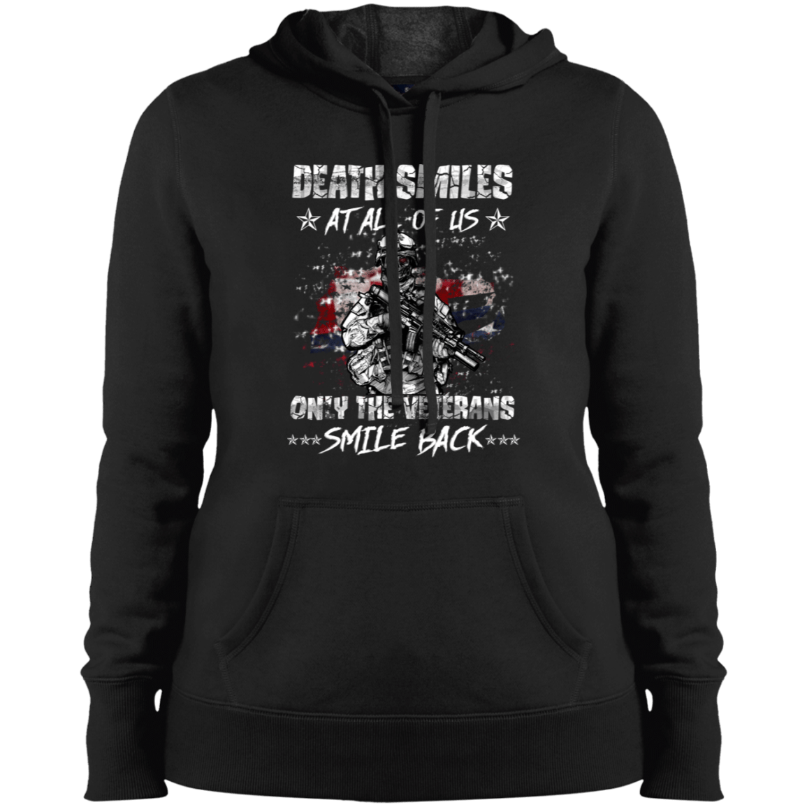 Veteran's Smile Back Ladies' Pullover Hooded Sweatshirt