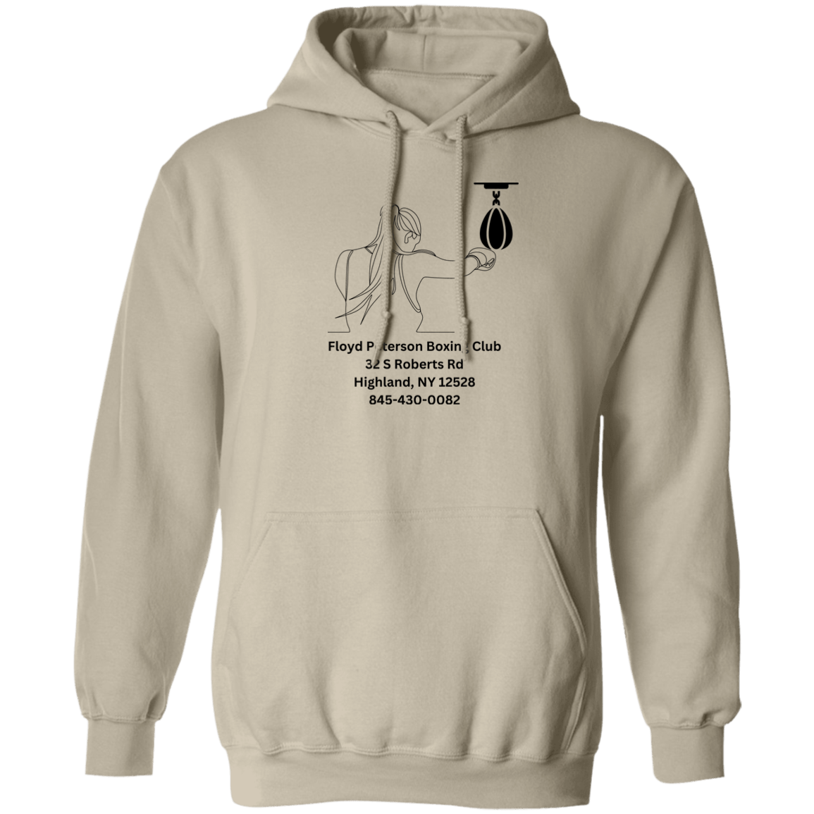 Female Boxer Pullover Hoodie