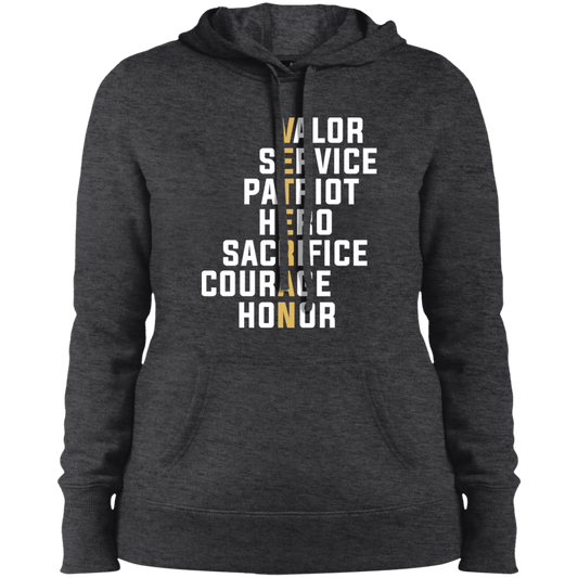 Veteran  Ladies' Pullover Hooded Sweatshirt