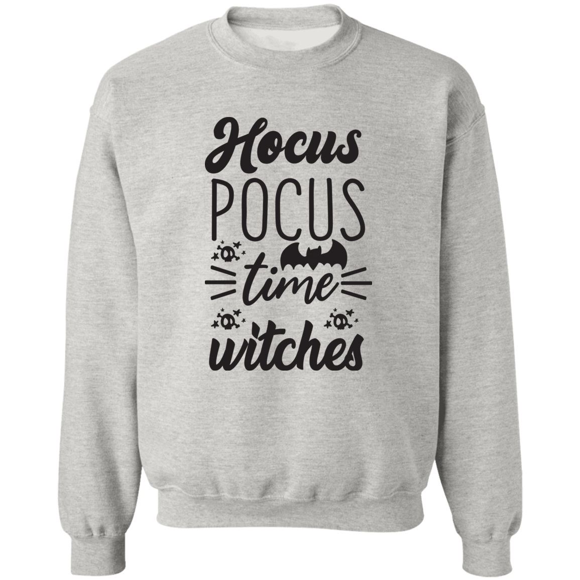 Hocus Pocus Time Ladies Crewneck Pullover Sweatshirt