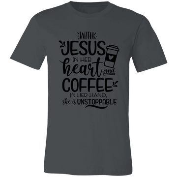 With Jesus In Her Heart Short-Sleeve T-Shirt