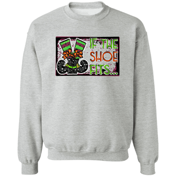 If The Shoe Fits Ladies Crewneck Pullover Sweatshirt