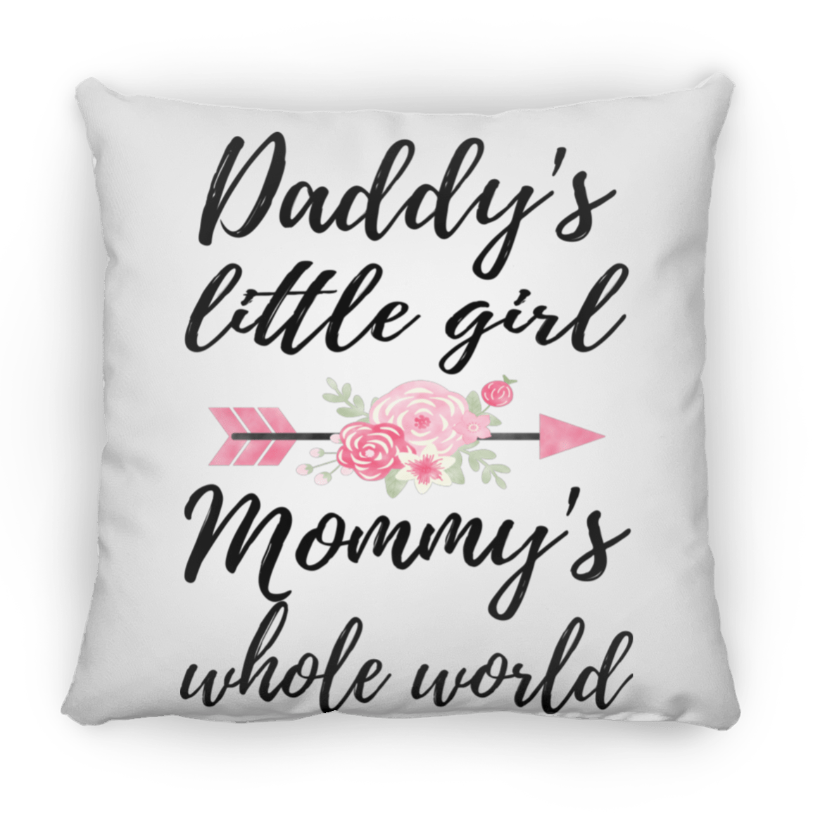 For Our Daughter Large Square Pillow