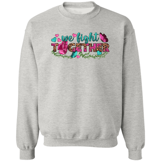 We fight Together Union Crewneck Pullover Sweatshirt