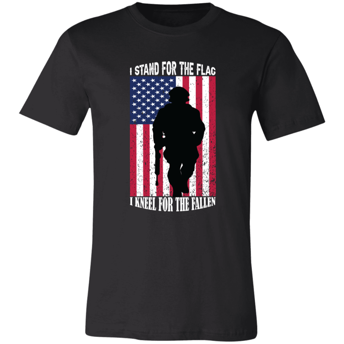Stand for Flag Ladies Jersey Short-Sleeve T-Shirt