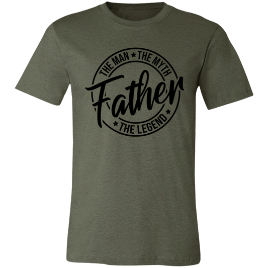 Father The Legend Unisex Jersey Short-Sleeve T-Shirt