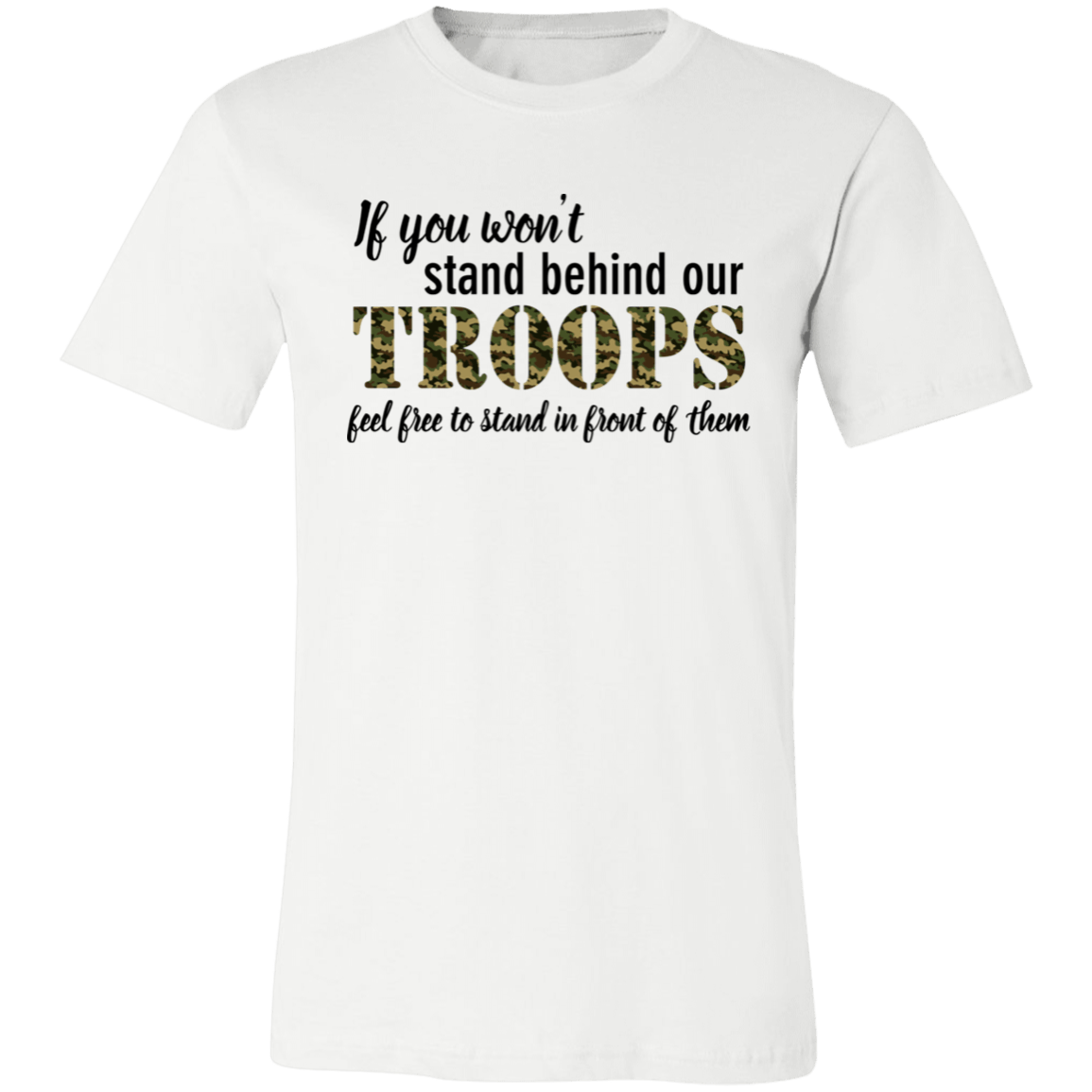 Stand In Front Of Them Ladies Jersey Short-Sleeve T-Shirt